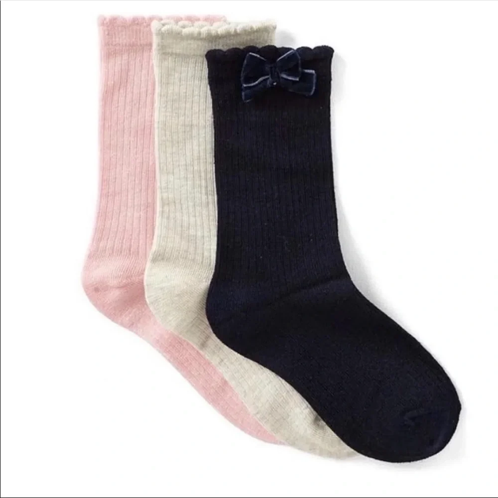 Copper Key Girls 3 Pack  Velvet Socks